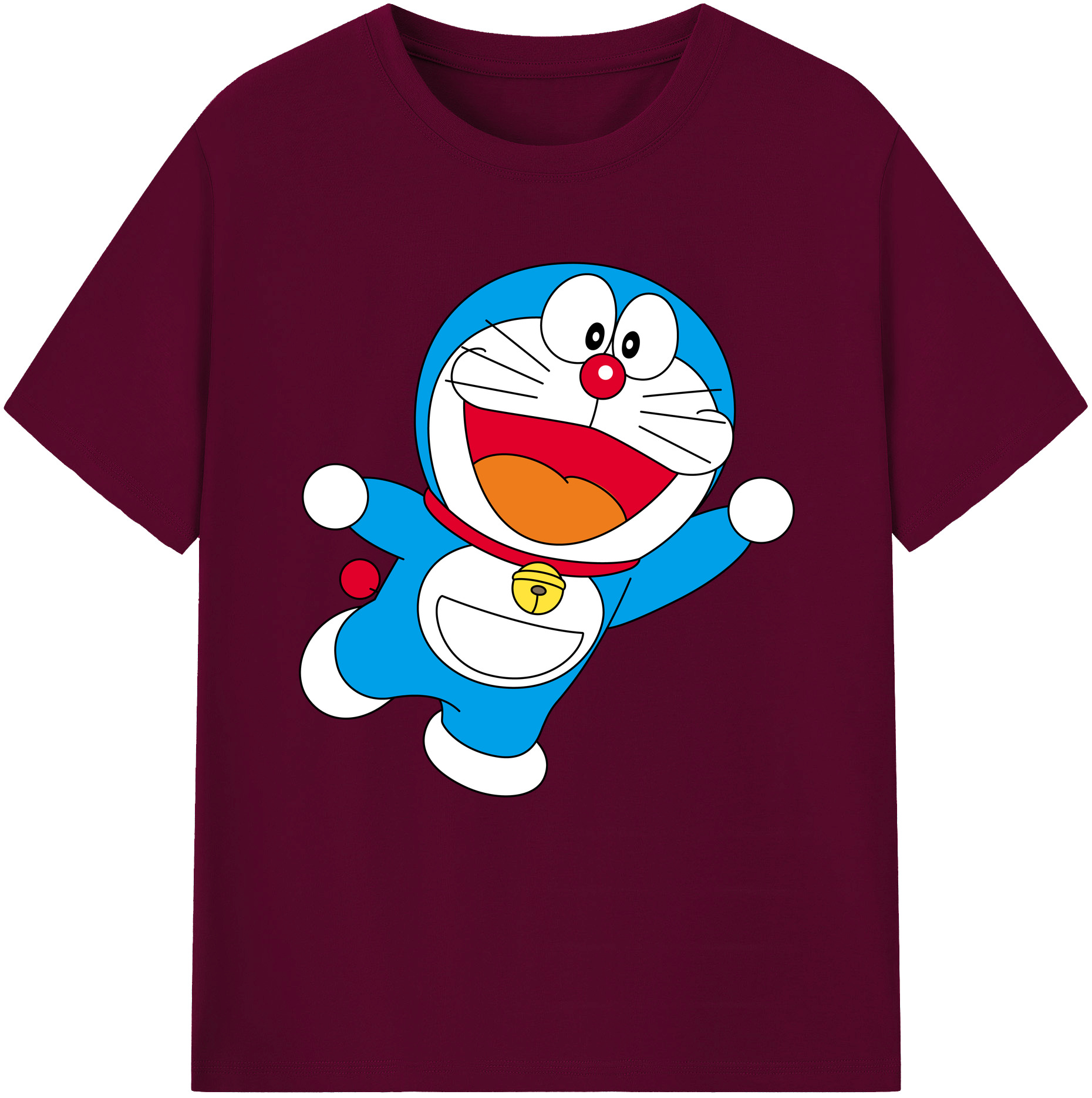 （画像用） ドラえもん Doraemon レディースカジュアルプリントTシャツ（綿100％）